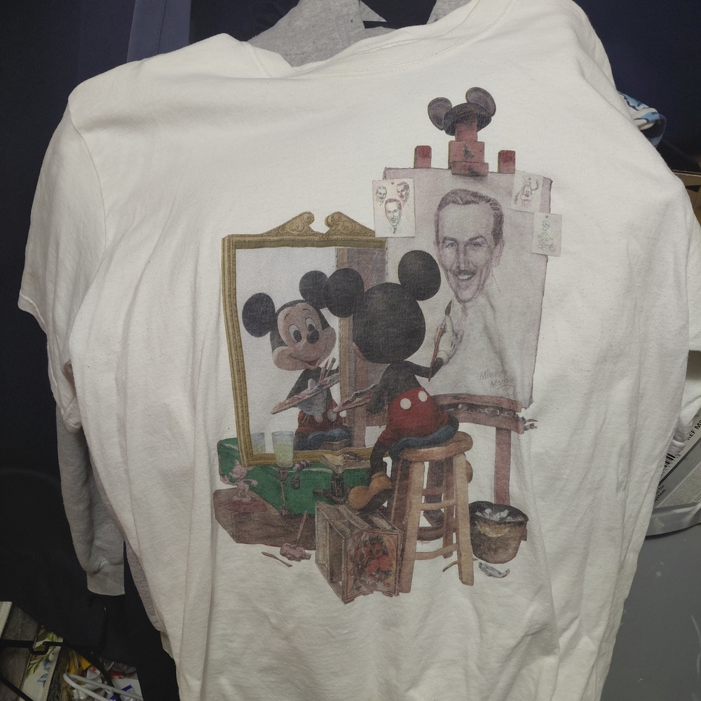 Disney White Short Sleeve Tee